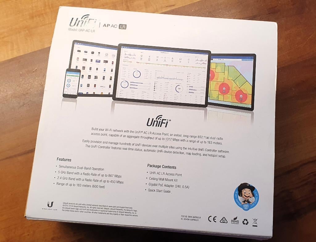 UniFi UAP-AC-LR acces point, Computers en Software, Accesspoints, Nieuw, Verzenden