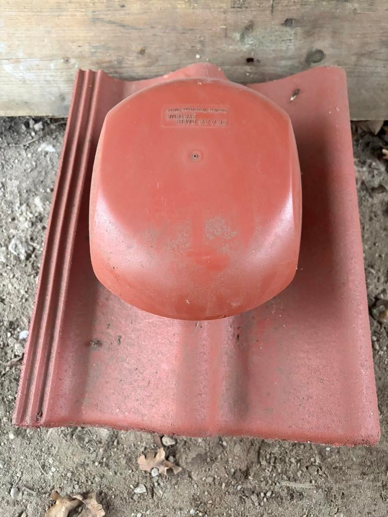 Combipan sneldek Ø125mm incl. kunstof kap, Steen of Klei, Ophalen of Verzenden, Minder dan 5 m², Dakpannen