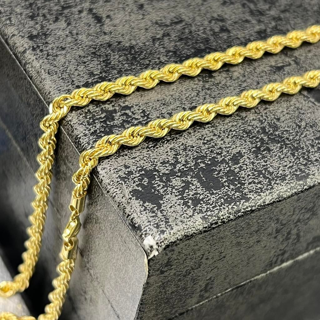 14 karaat gouden ketting rope schakel chain nieuw, Sieraden, Tassen en Uiterlijk, Kettingen, Ophalen of Verzenden, Nieuw, Goud