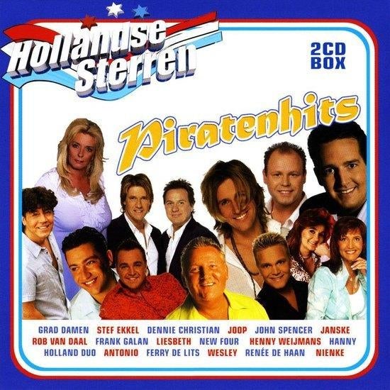 Various - Hollandse Sterren - Piratenhits (2-CD set), Cd's en Dvd's, Cd's | Nederlandstalig, Verzenden, Zo goed als nieuw, Levenslied of Smartlap
