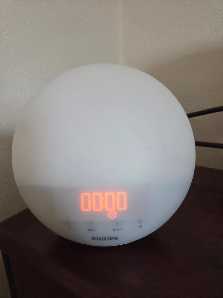 Philips Wake Up Light HF3532, Witgoed en Apparatuur, Wekkers, Ophalen of Verzenden, Zo goed als nieuw, Digitaal