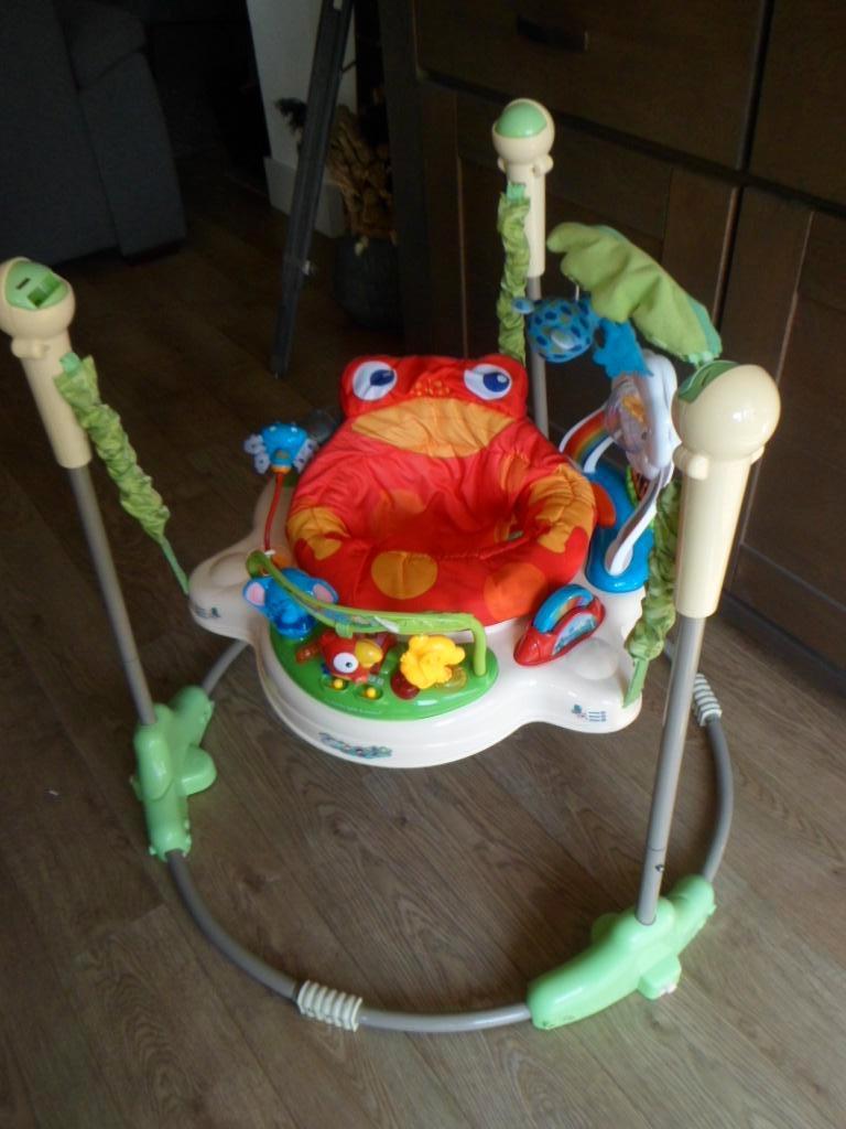Babyjump fisher price, Kinderen en Baby's, Ophalen, Zo goed als nieuw, Speelset, Met licht