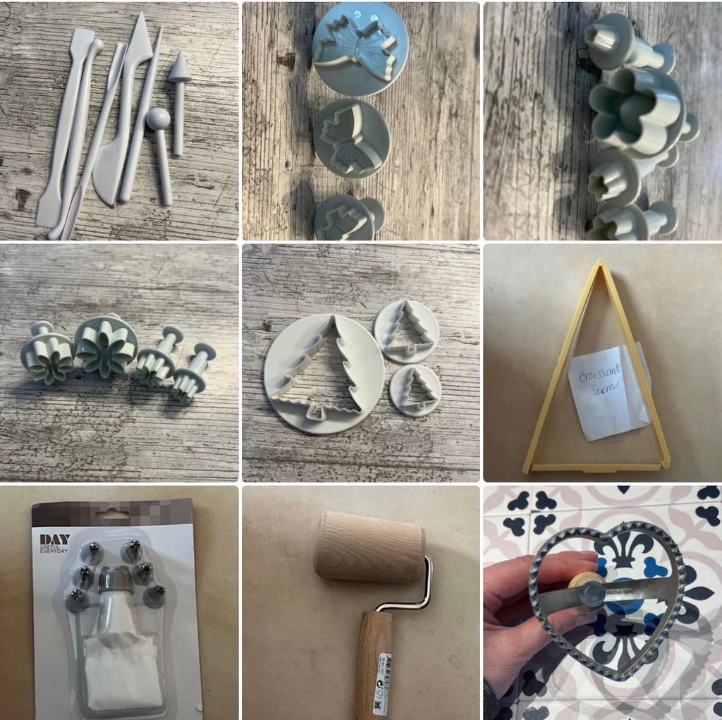 Partij bak spullen, Ophalen of Verzenden, Zo goed als nieuw, Taarten of Cupcakes, Bakvorm