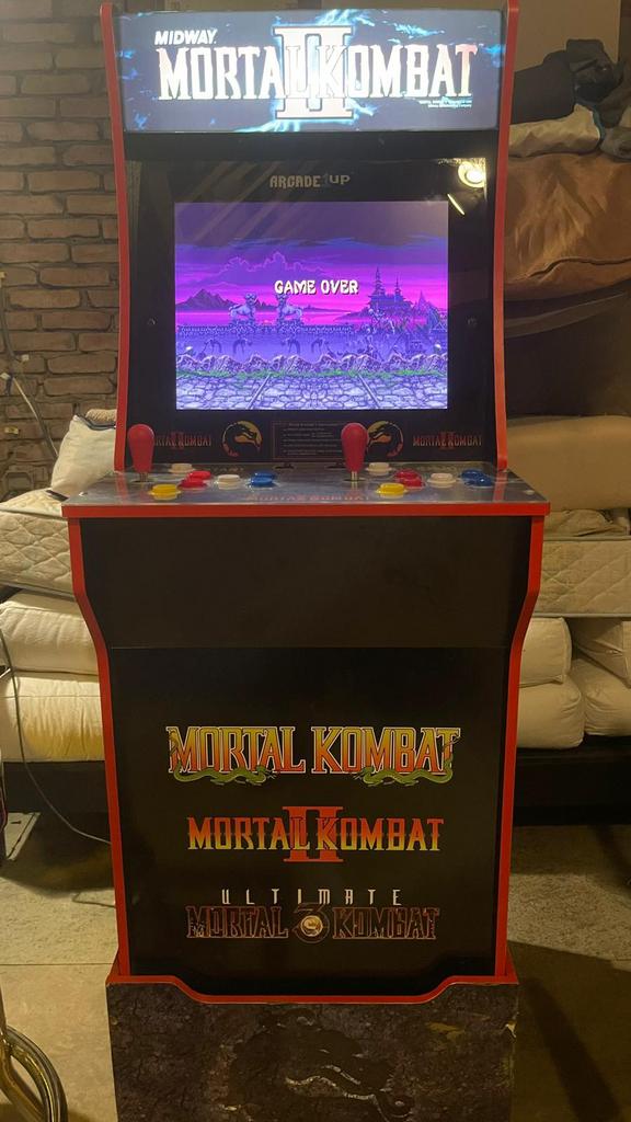 Arcade kast mortal combat 1-up, Ophalen, 2 spelers, Eén computer, Zo goed als nieuw