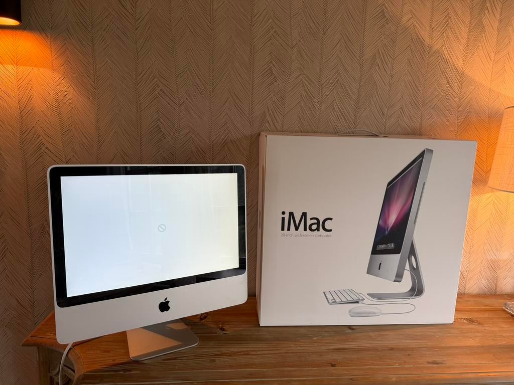 Apple iMac 20 inch – voor liefhebber - met doos, Ophalen, Minder dan 4 GB, IMac, 2 tot 3 Ghz