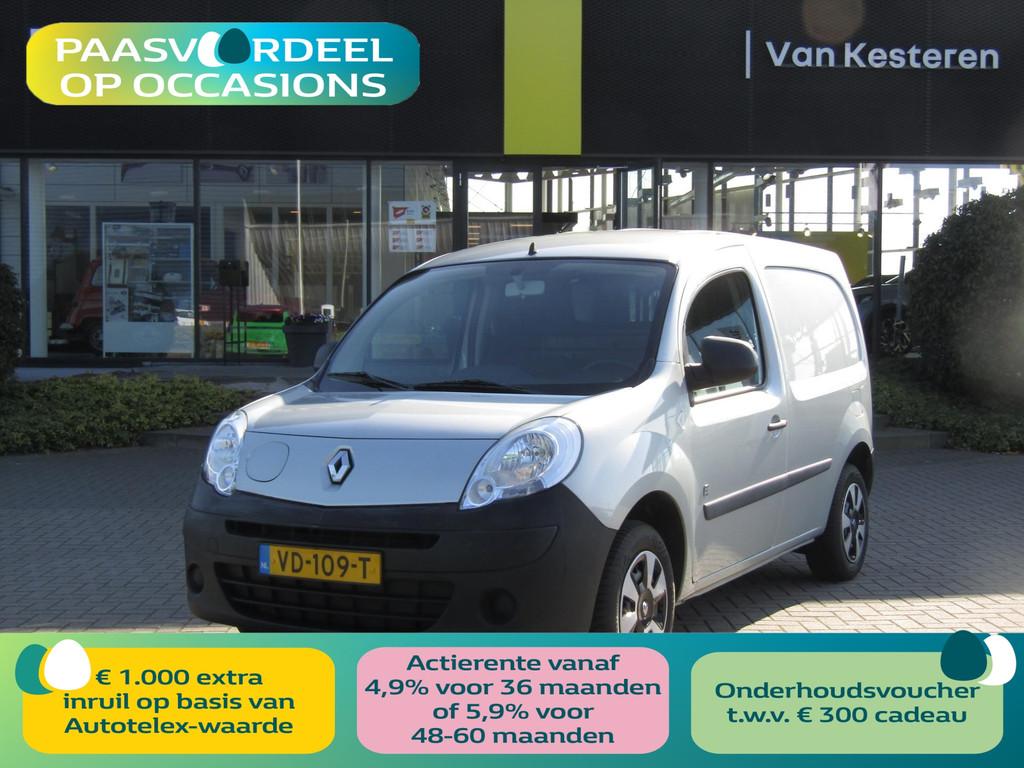 Renault Kangoo 60PK Z.E. 1e Eigenaar / Compleet dealer O.H., Gebruikt, Zwart, Renault, Origineel Nederlands
