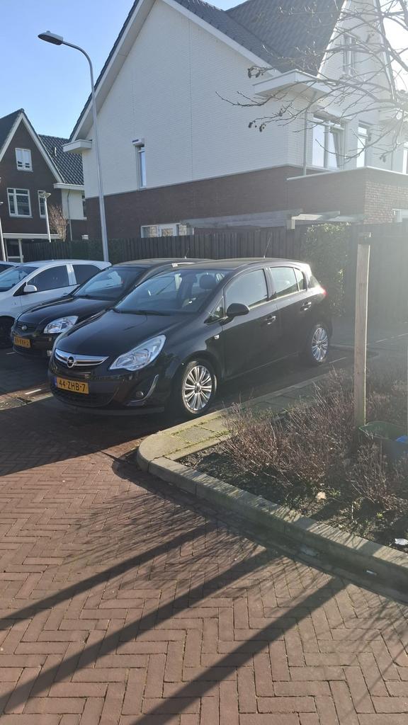 Opel Corsa 1.2 16V 5D 2012 Zwart, Auto's, Opel, Voorwielaandrijving, 1063 kg, 4 cilinders, 1229 cc