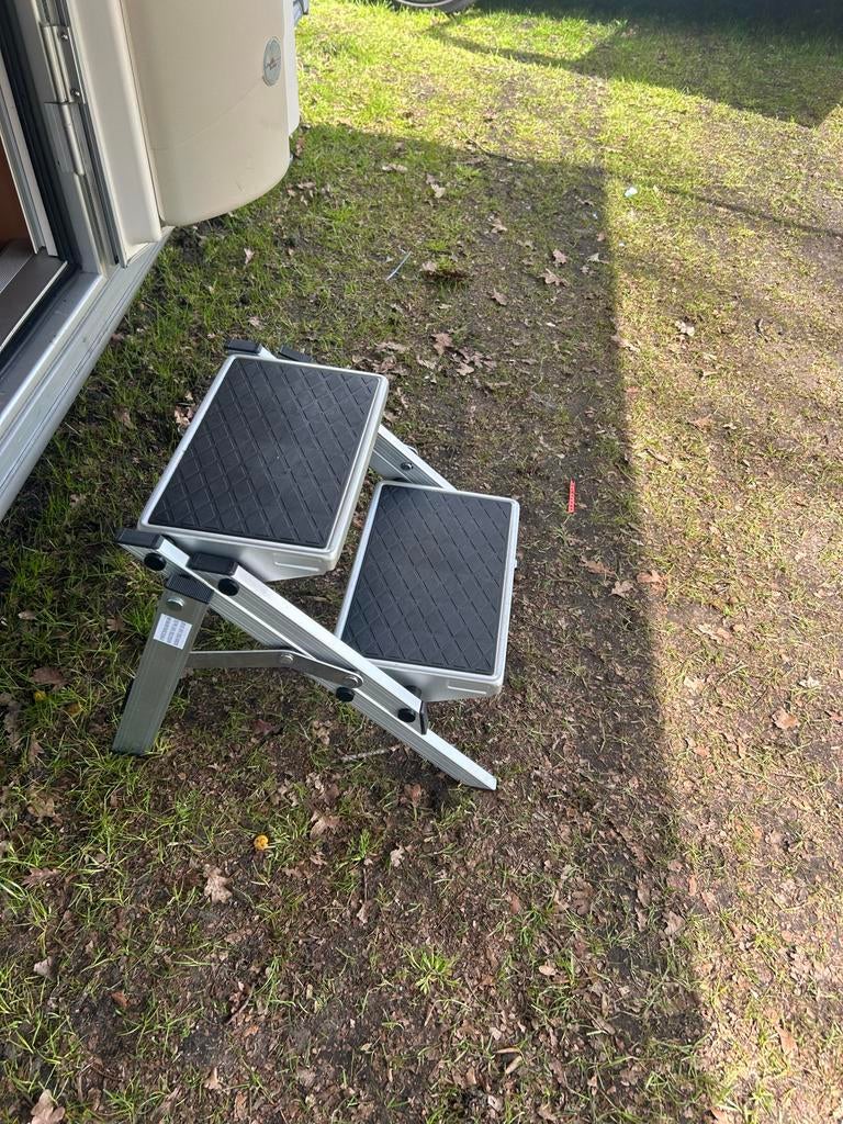 Stevige caravan opstapje met twee treden, Ophalen of Verzenden, Nieuw