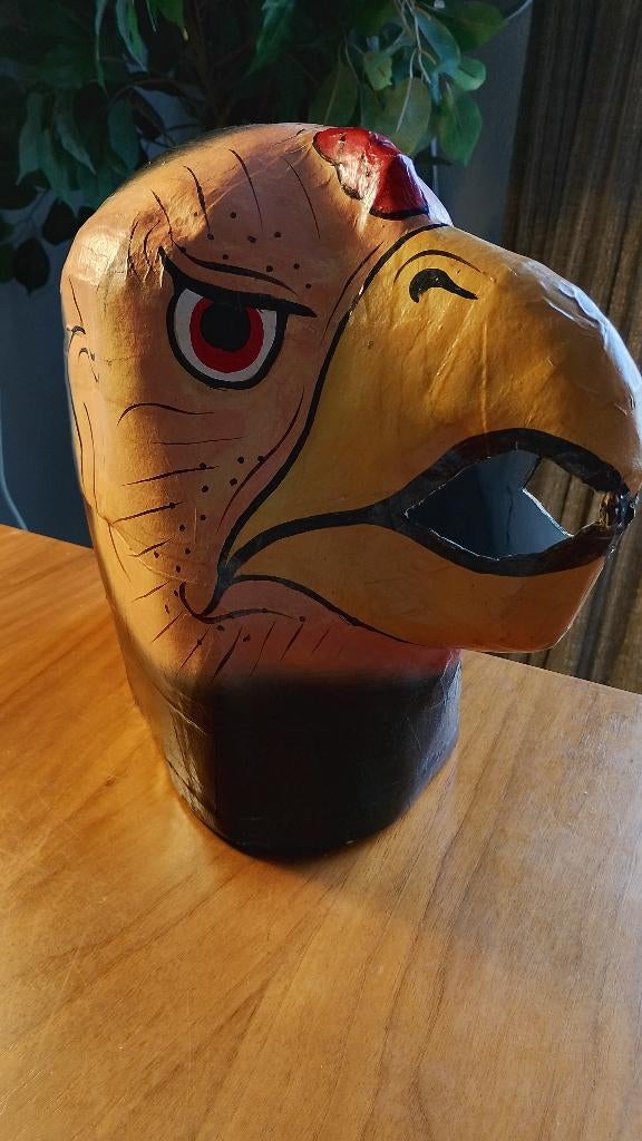 Traditioneel Tibetaans ceremonie masker van papier mache, Ophalen of Verzenden