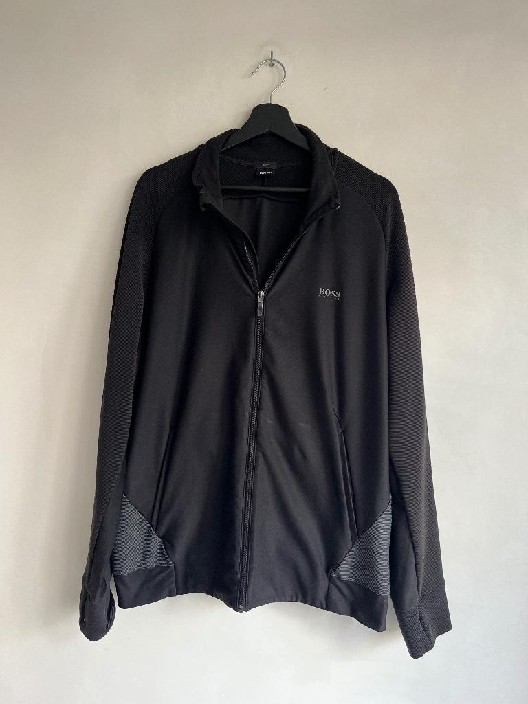 hugo boss vest maat xxl zwart grijs, Verzenden, Zwart, Overige maten, Zo goed als nieuw