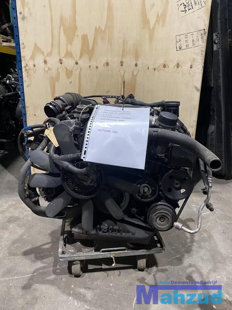 2001 MERCEDES ML W163 320 3.2 V6 MOTORBLOK 112942 MOTOR, Auto-onderdelen, Motor en Toebehoren, Gebruikt, Mercedes-Benz AG, Mercedes-Benz