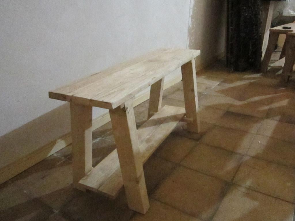 houten bank, Ophalen, Nieuw