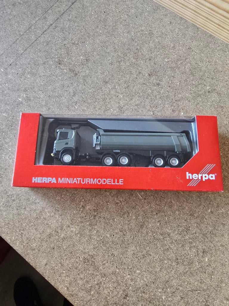 1356 scania xt kipper, Ophalen of Verzenden, Nieuw, Bus of Vrachtwagen, Herpa