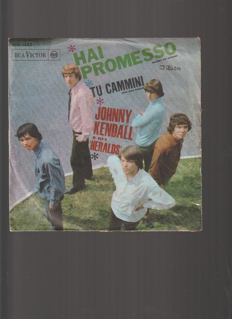 JOHNNY KENDALL  e  gli  HERALDS  --  HAI  PROMESSO, Gebruikt, Verzenden, 7 inch, Single