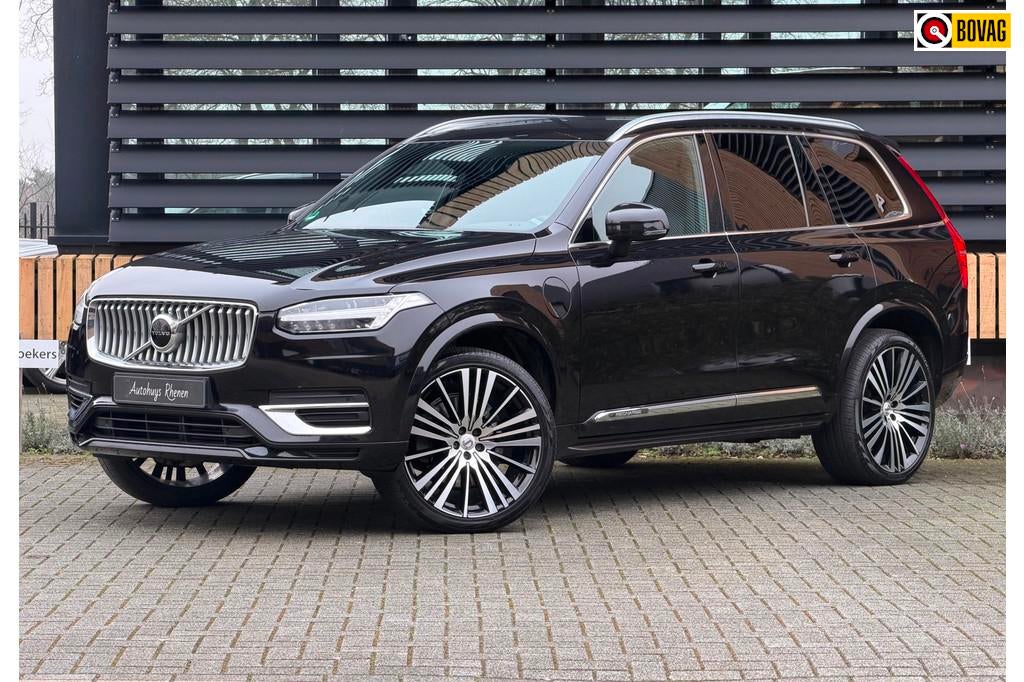 Volvo XC90 2.0 T8 Recharge AWD Inscription Exclusive, Zwart, 4 cilinders, 7 stoelen, Zwart