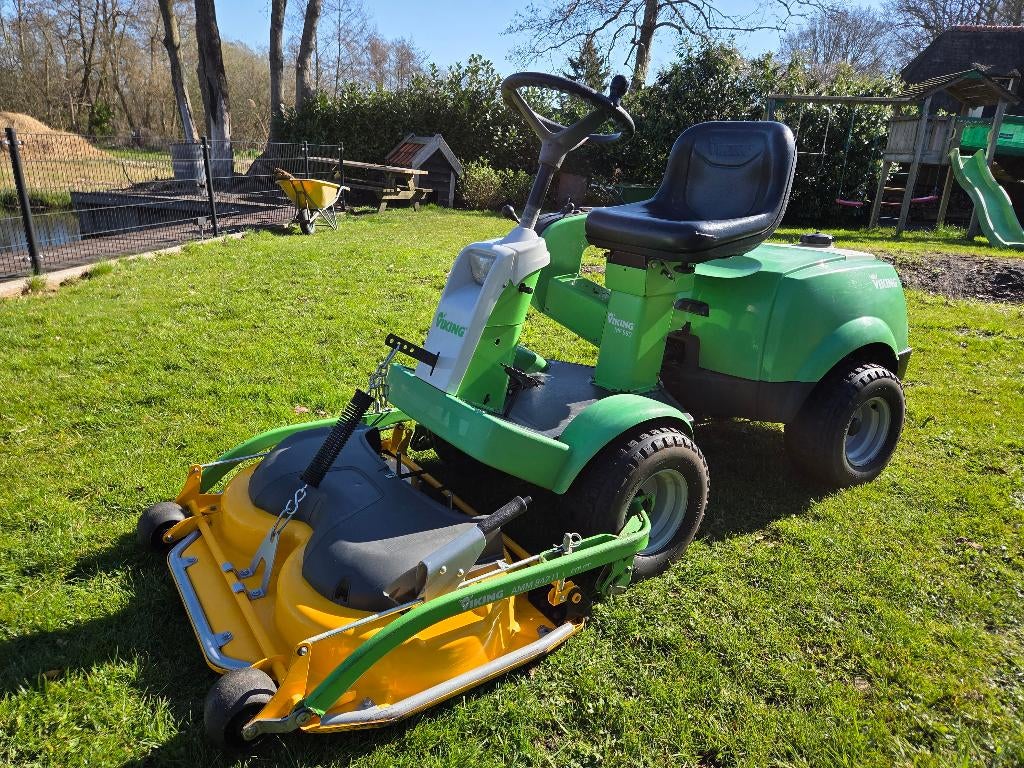 Viking MF860 zitmaaier, Tuin en Terras, Zitmaaiers, Gebruikt, 90 tot 120 cm, Elektrische starter, Mulchfunctie, Ophalen