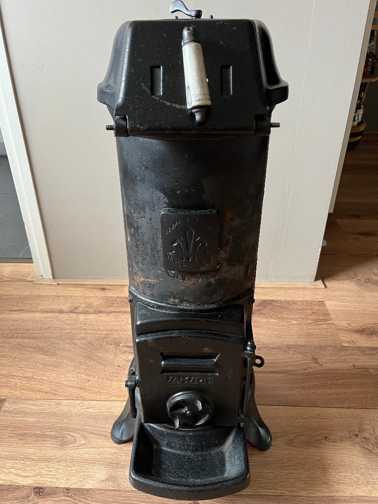 Potkachel, Huis en Inrichting, Kachels, Ophalen, Potkachel, Gebruikt, Vrijstaand