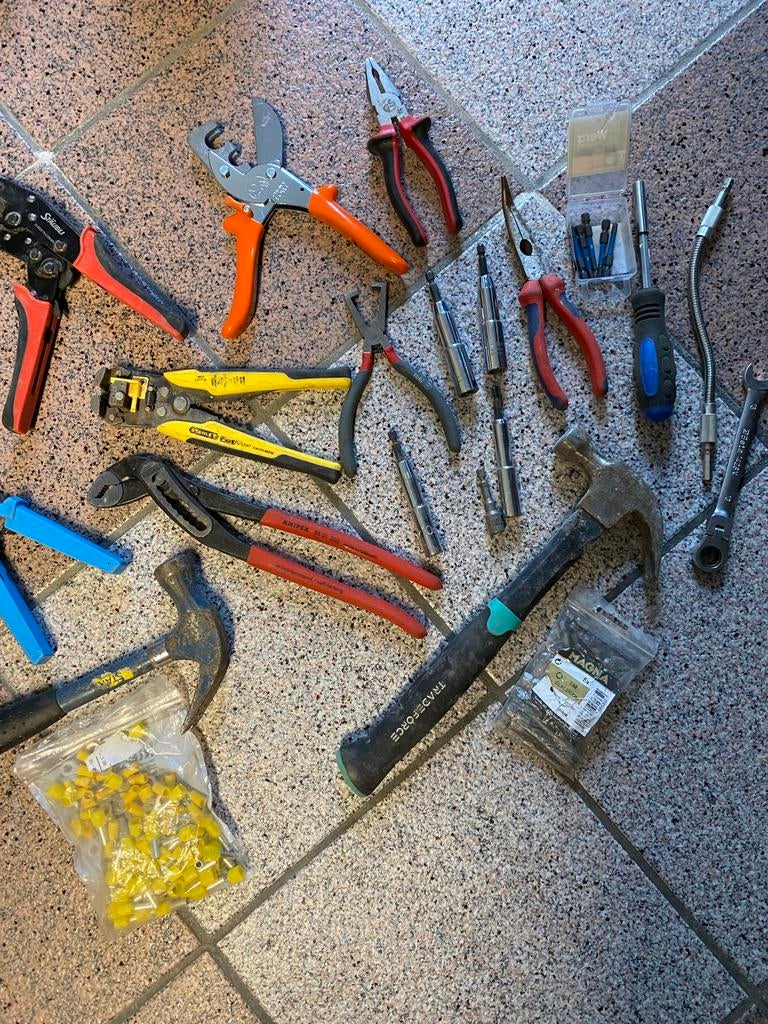 Grote partij nieuw en gebruikt gereedschap, Ophalen of Verzenden, Gebruikt