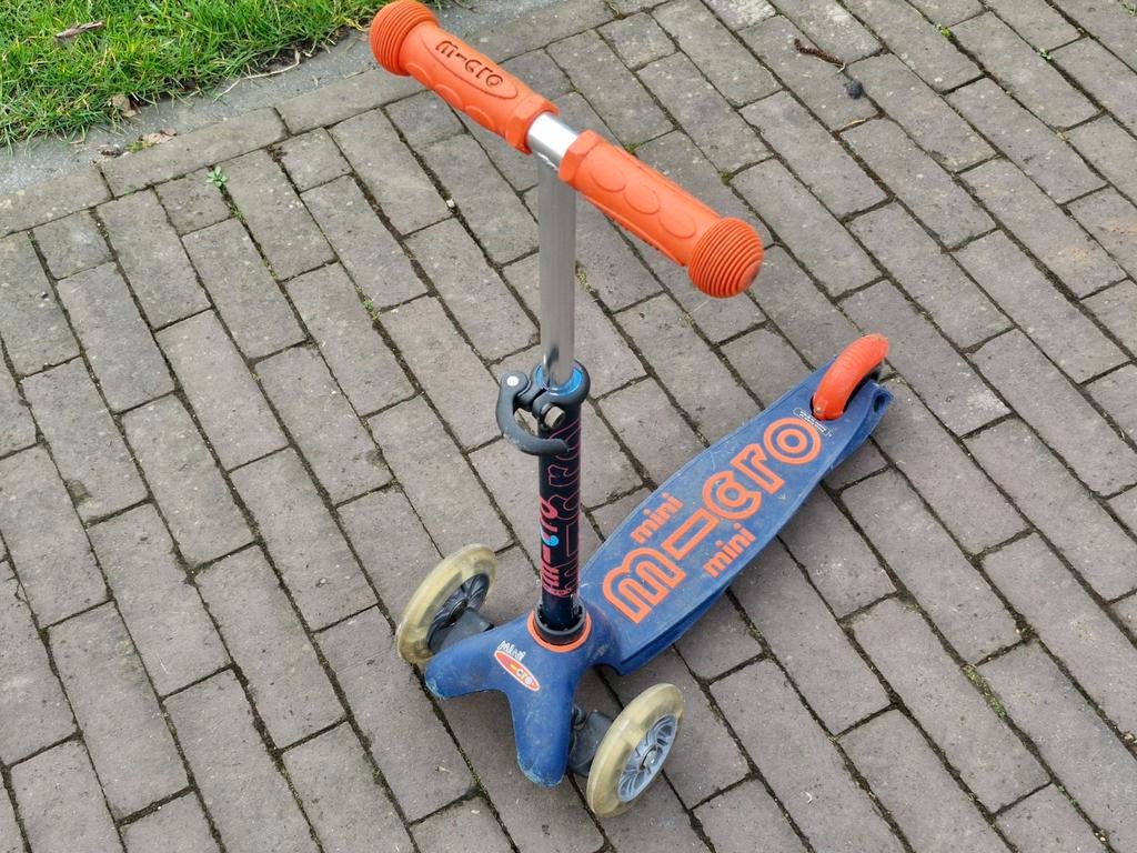 Mini Micro step blauw, Fietsen en Brommers, Steps, Gebruikt, Gewone step, Ophalen