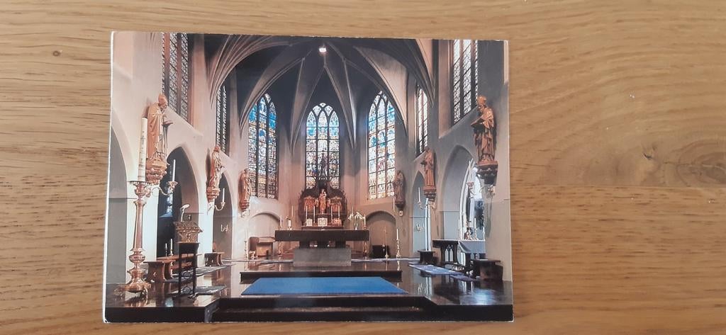 Den Dungen Parochiekerk interieur, Ophalen of Verzenden, 1960 tot 1980, Ongelopen, Noord-Brabant