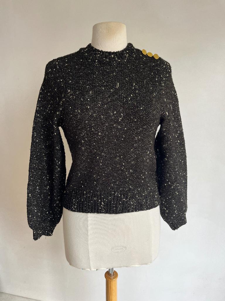 ichi trui maat XS goud zwart, Verzenden, Zwart, Zo goed als nieuw, Maat 34 (XS) of kleiner