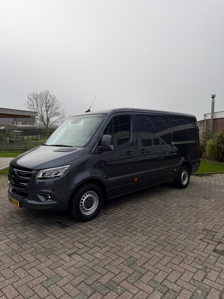 Mercedes-Benz Sprinter 319 v6 2020 Grijs, Auto's, Bestelauto's, 190 pk, 2987 cc, Diesel, 2 stoelen