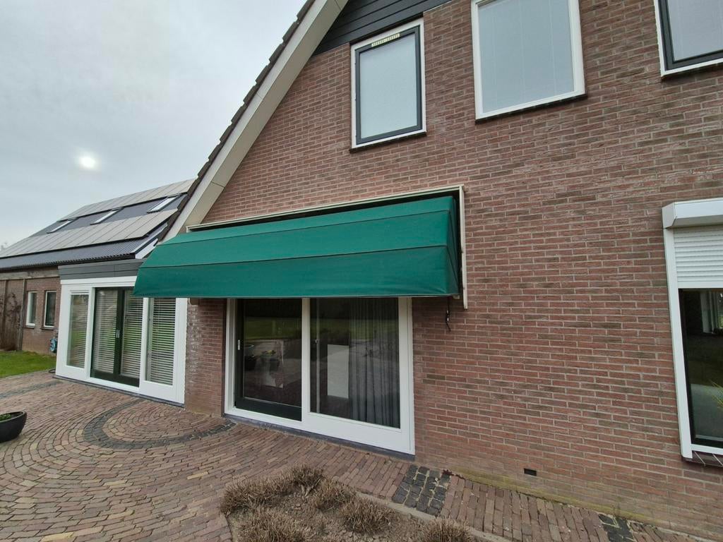 Markies kleur donkergroen., Tuin en Terras, Gebruikt, Ophalen of Verzenden, Markies, 250 cm tot 450 cm