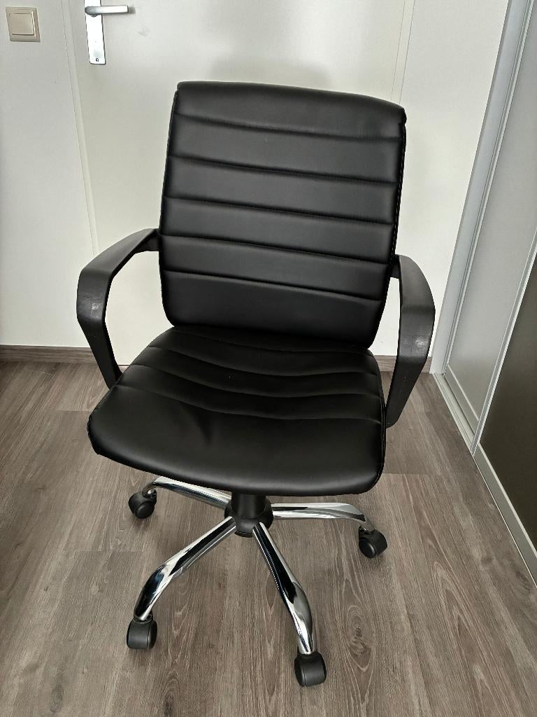 bureaustoel, Ophalen, Gebruikt, Zwart, Bureaustoel