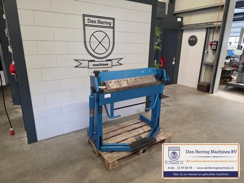 Aboga 1020x2mm 870mm aanwezig vingerzetbank voetklemming, Ophalen, Gebruikt