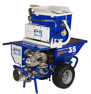 stukadoor spuitmachine, Ophalen, Gebruikt