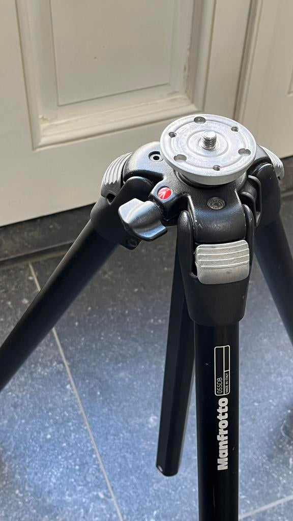 Manfrotto 055DB statief – stevig en betrouwbaar, Audio, Tv en Foto, Ophalen, Gebruikt, 175 cm of meer, Driepoot
