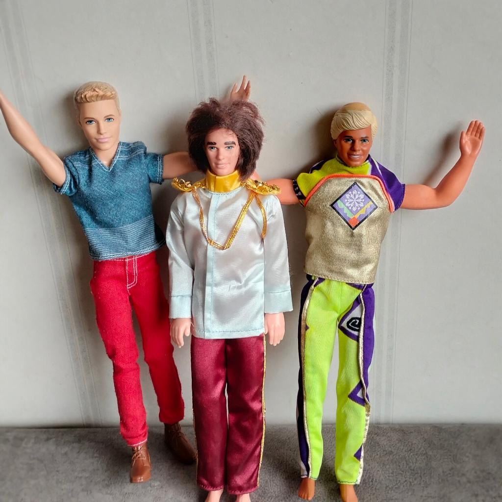 Barby 2 x Ken Mattel, Ophalen of Verzenden, Barbie