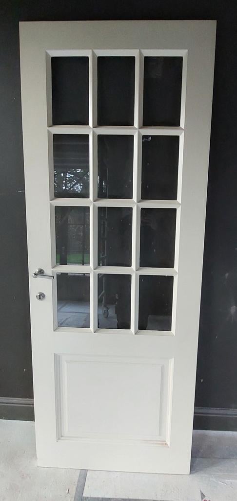 2 houten binnendeuren, Ophalen, Gebruikt, 80 tot 100 cm, Binnendeur