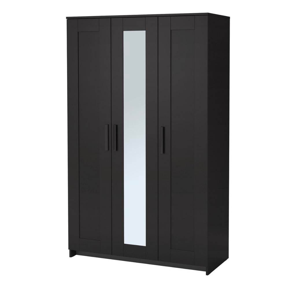 Ikea brimnes kledingkast met 3 deuren zwart, Huis en Inrichting, Kasten | Kledingkasten, Ophalen, Met deur(en), 100 tot 150 cm