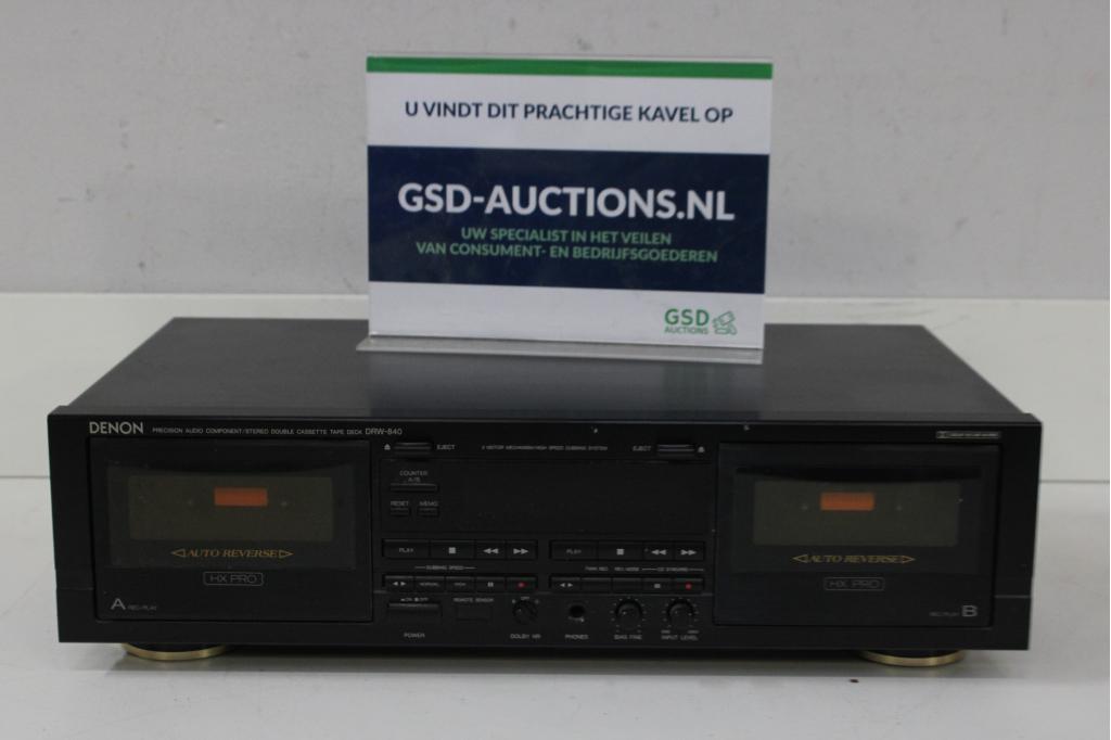 Dubbel Stereo Cassette Deck van DENON, Audio, Tv en Foto, Cassettedecks, Ophalen of Verzenden, Niet ingevuld, Niet ingevuld, Niet ingevuld