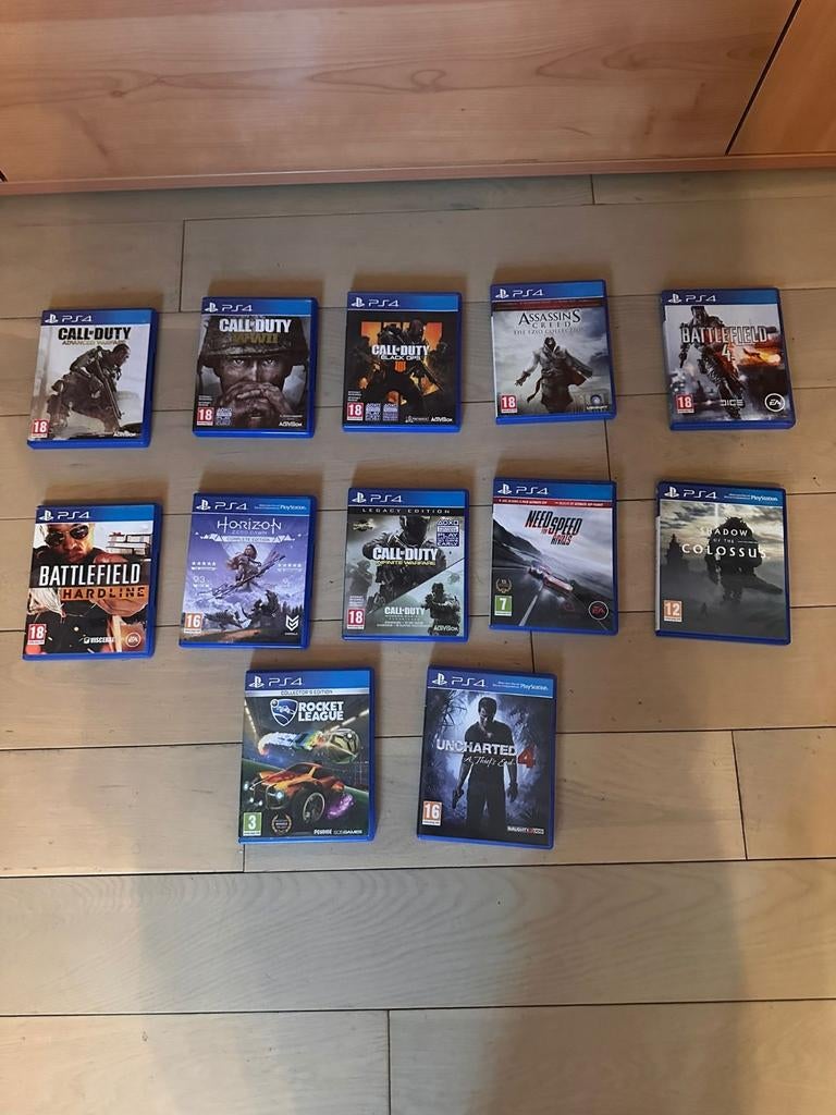 8 games PS4 oa Colossus Horizon Rocket League Battlefield.., Spelcomputers en Games, Games | Sony PlayStation 4, Ophalen, Zo goed als nieuw