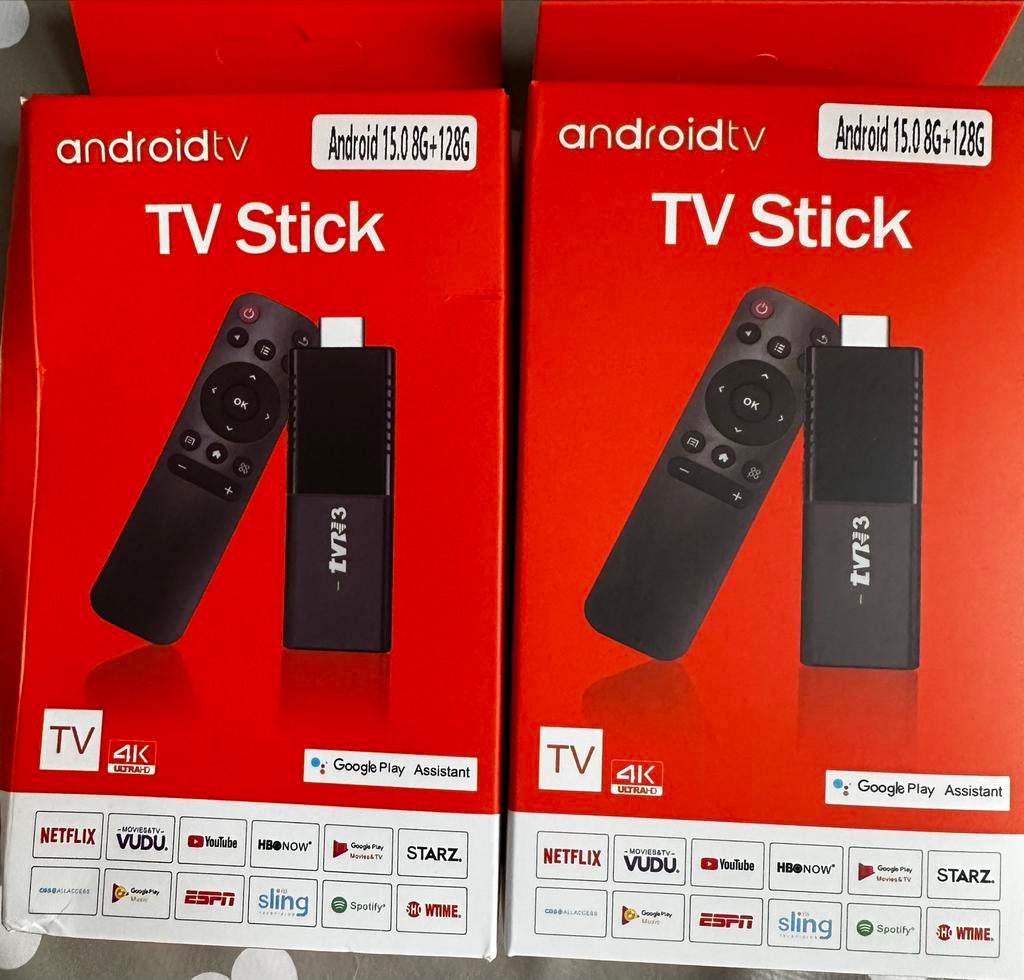 Android TV Stick 15.0 8G+128G, Ophalen of Verzenden, Nieuw, HDMI