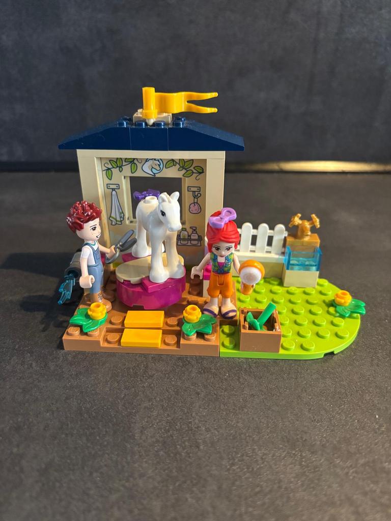LEGO Friends 41696 Paardenverzorging met Mia en River, Ophalen of Verzenden, Zo goed als nieuw, Complete set, Lego