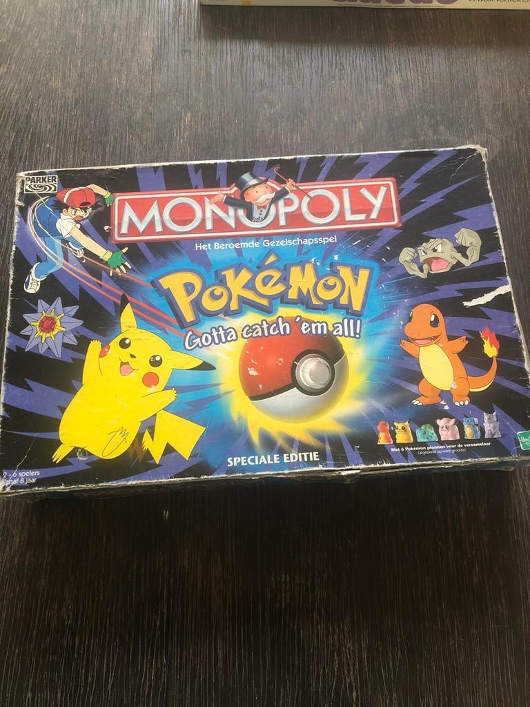 Monopoly Pokemon Speciale Editie niet compleet, Hobby en Vrije tijd, Gezelschapsspellen | Bordspellen, Drie of vier spelers, Ophalen of Verzenden