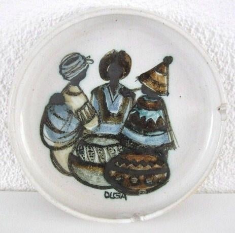 Mooie grote stenen asbak - Afrika kunst Lesotho, Ophalen of Verzenden, Huis en Inrichting