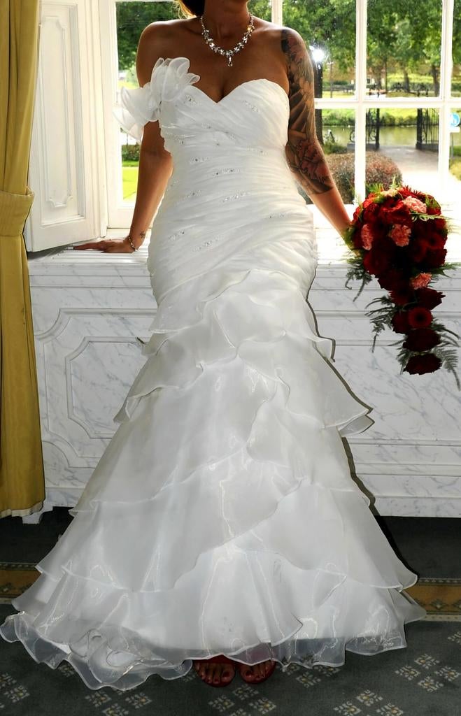 Prachtige trouwjurk, maat 40, Ophalen, Zo goed als nieuw, Trouwjurk