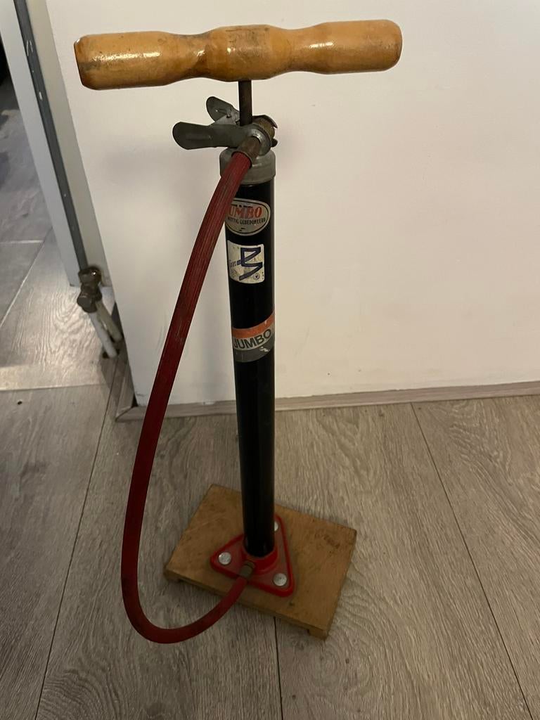 Jumbo fietspomp, Ophalen, Gebruikt