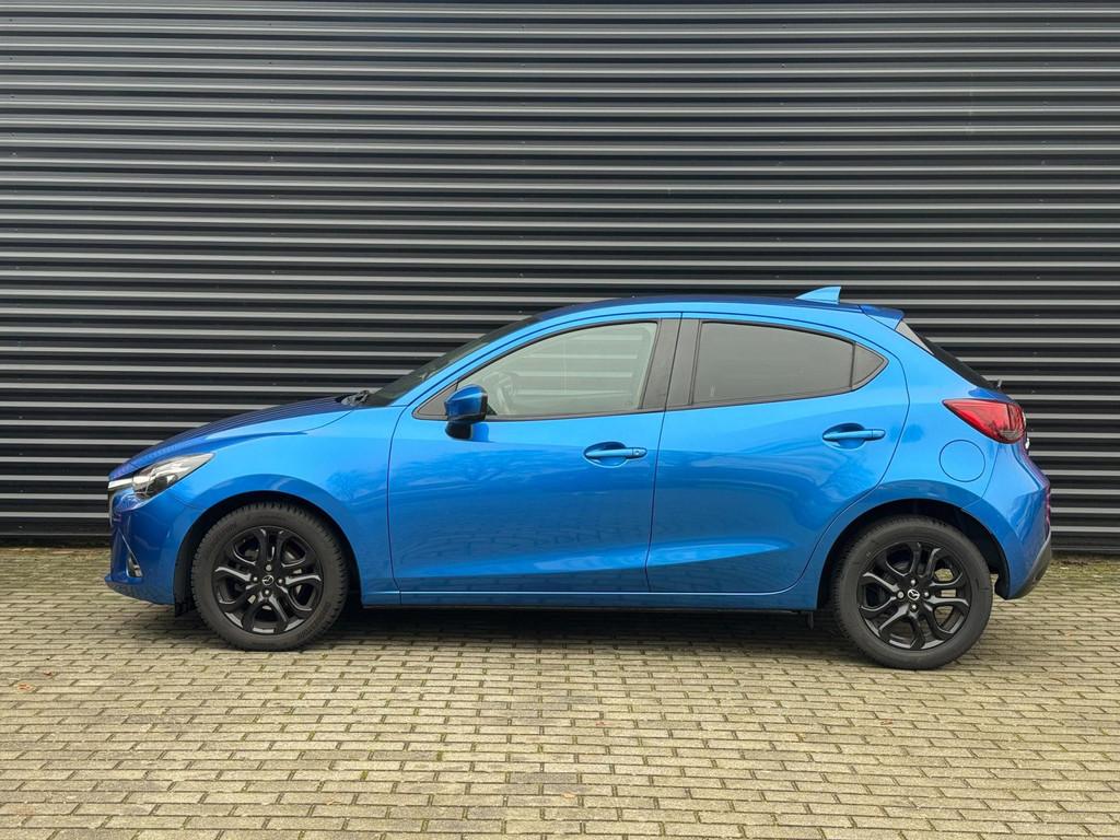 Mazda 2 Skyactiv-G Sport Selected | NAP | Navigatie | LED mi, Voorwielaandrijving, Stof, Euro 6, Blauw