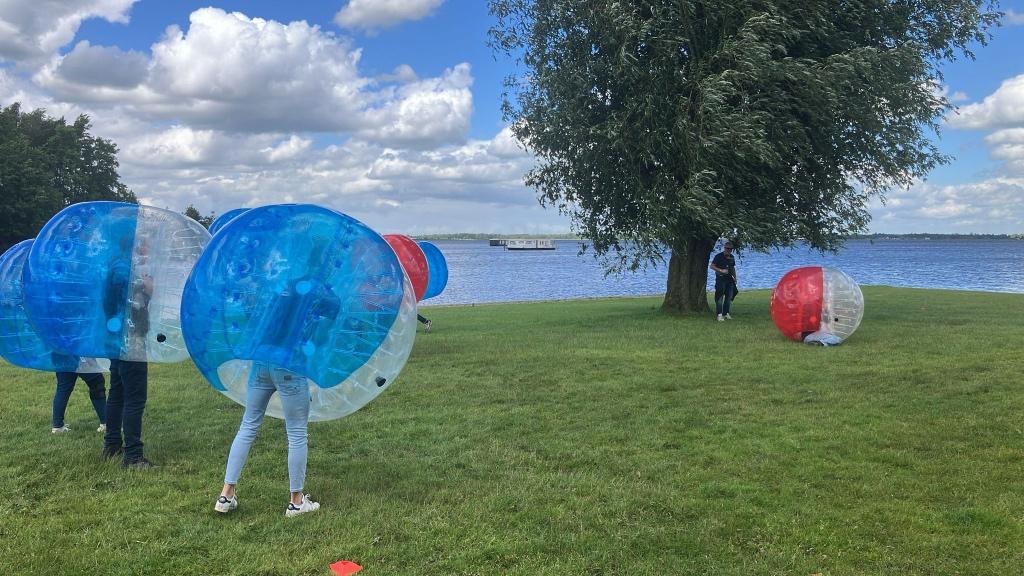 Bubbelvoetbal Bosma sport- en spelverhuur, Ophalen