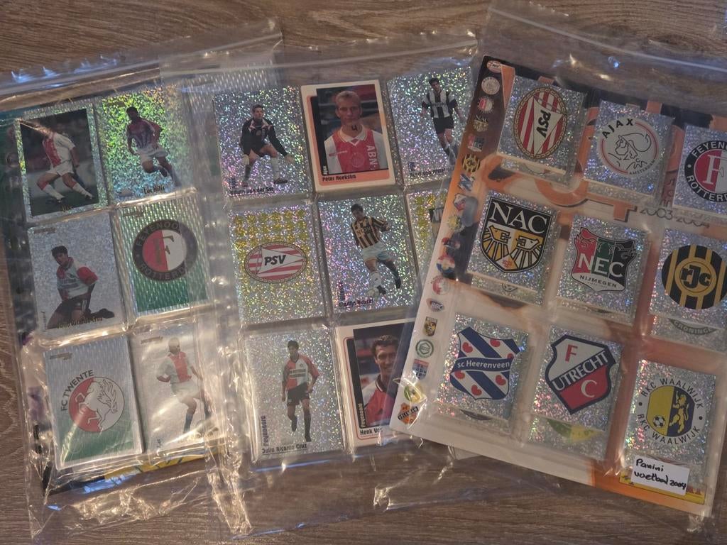 Diverse sets van panini, topps, AH, Plus met en zonder album, Ophalen of Verzenden, Buitenlandse clubs, Poster, Plaatje of Sticker