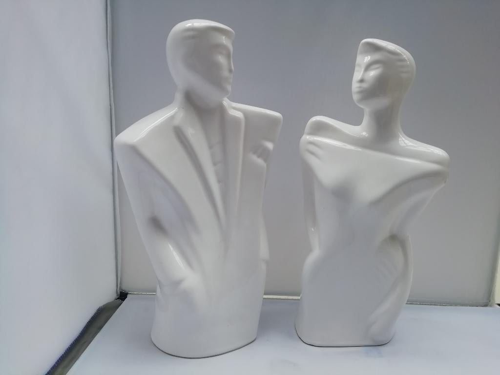 Rick en Rachel beelden ontworpen door Lindsey B. Balkweill, Ophalen of Verzenden