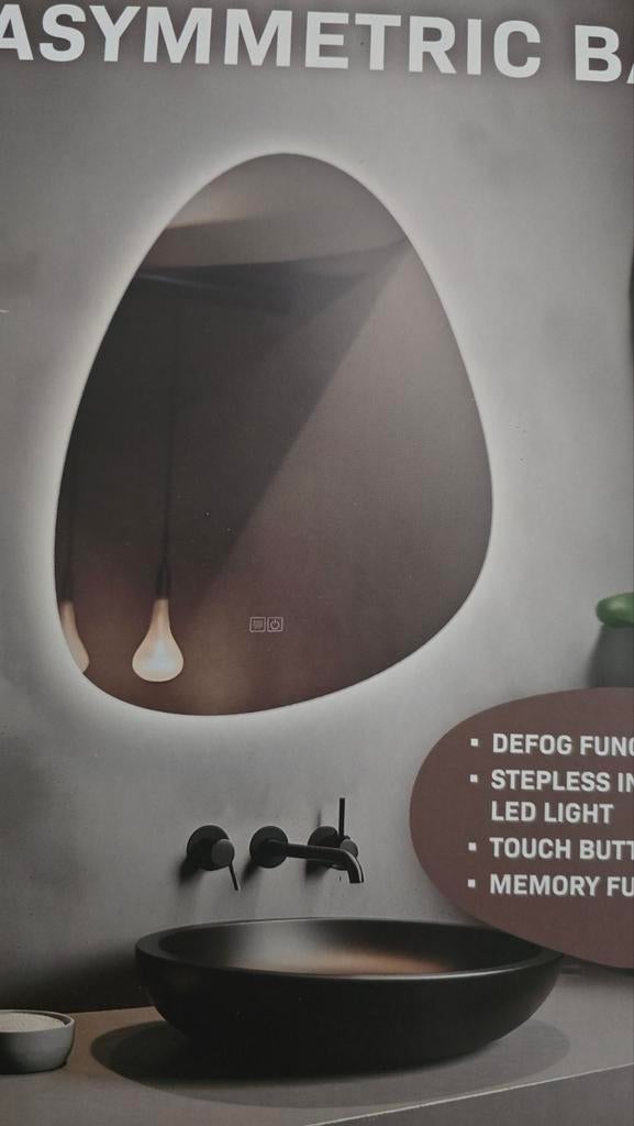 Badkamer led spiegel, Huis en Inrichting, Woonaccessoires | Spiegels, Ophalen of Verzenden