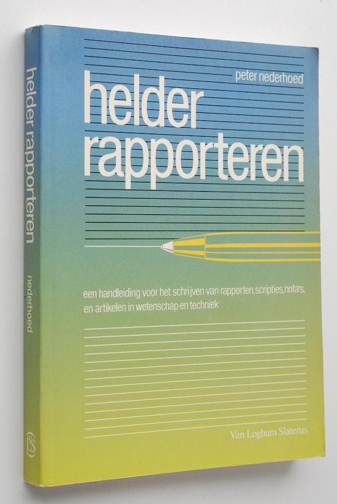 Helder rapporteren (1990), Verzenden, Beta, Zo goed als nieuw, HBO