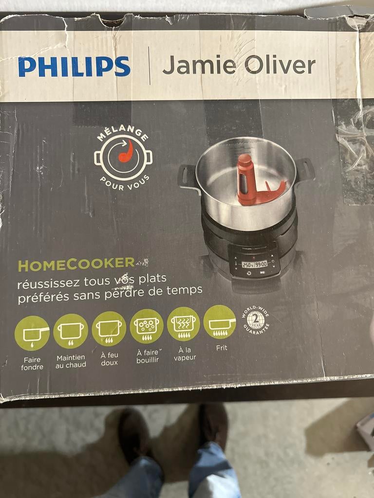 Philips Jamie Oliver Homecooker - Nieuw in doos, Witgoed en Apparatuur, Keukenmixers, ., Nieuw, Ophalen of Verzenden, 2 tot 3 liter