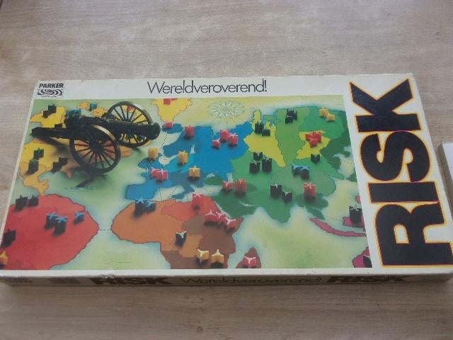 bordspel risk, Een of twee spelers, Ophalen of Verzenden, Zo goed als nieuw